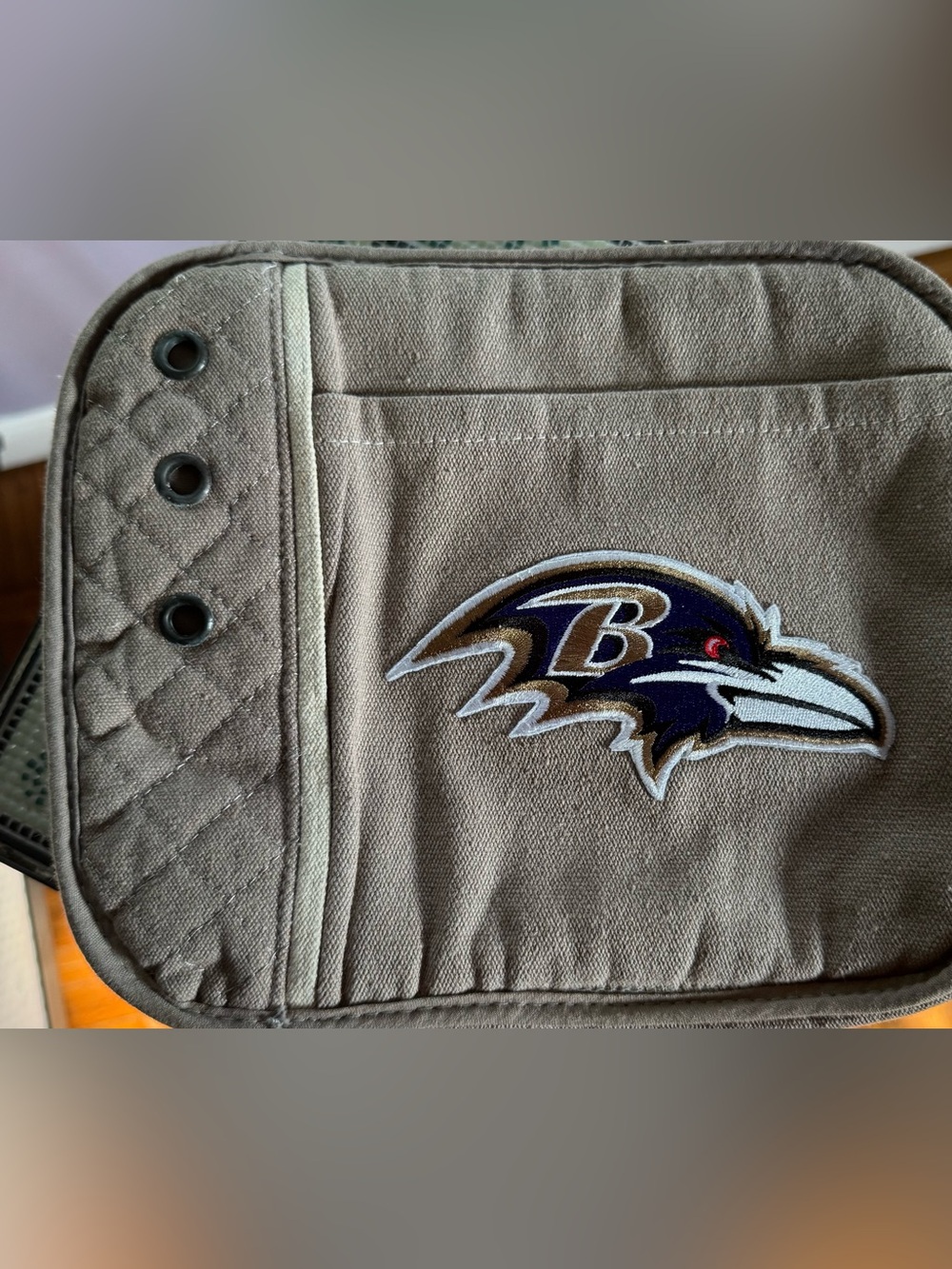 Baltimore Ravens Tan Tablet Sleeve with Team Logo
